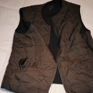 Brooks Brothers Dark Brown Quilted Vest